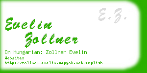 evelin zollner business card
